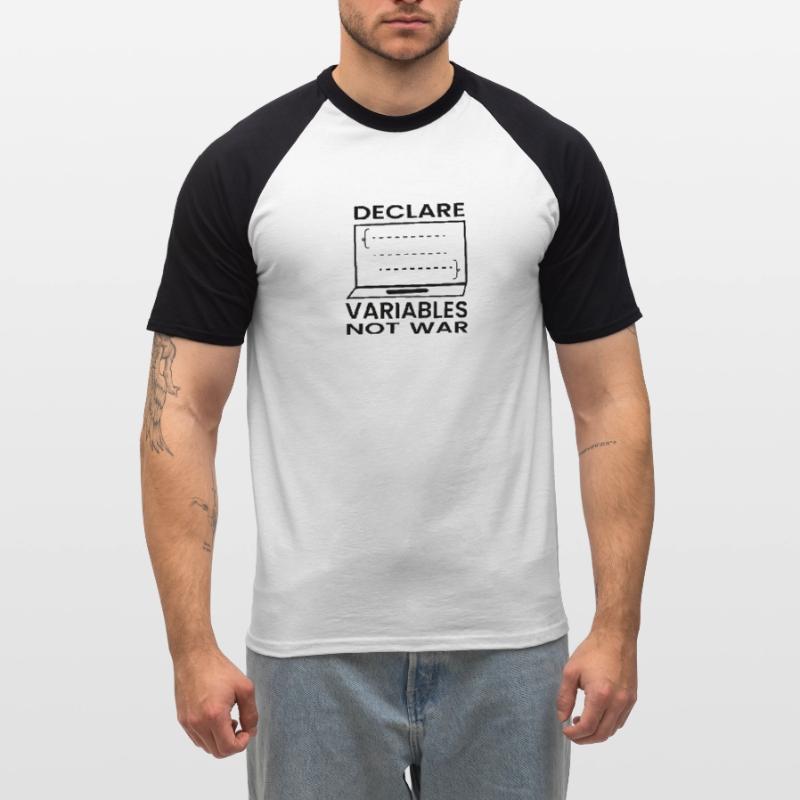 Softwareentwickler Programmierer Geschenk Männer Baseball-T-Shirt