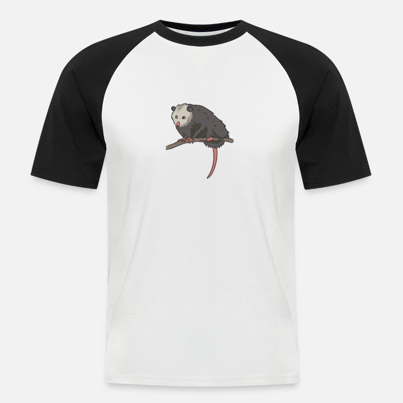It's Called Trash Can - Männer Baseball-T-Shirt - Weiß/Schwarz