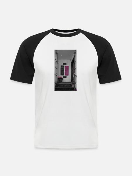 Grey Copenhagen - Men's Baseball T-Shirt - white/black