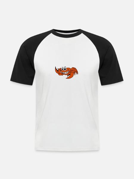 Cancer 02 - Men's Baseball T-Shirt - white/black