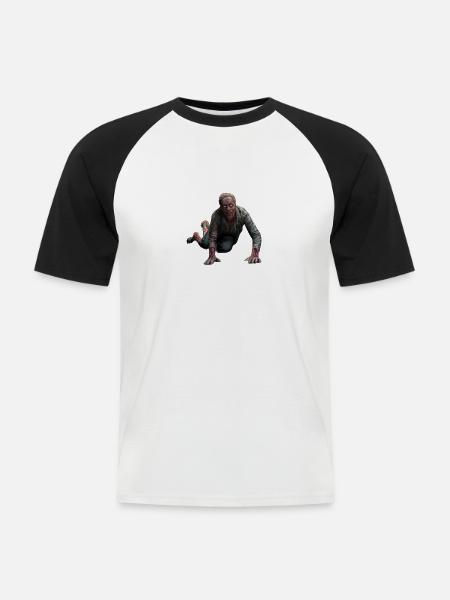 Dein EX-Freund/Freundin - Männer Baseball-T-Shirt - Weiß/Schwarz