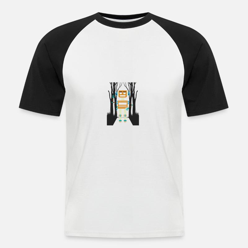 Robot Army Robotics Engineer Gift - Men's Baseball T-Shirt - white/black