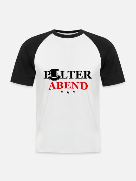 Polterabend Hochzeit Junggeselle - Männer Baseball-T-Shirt - Weiß/Schwarz