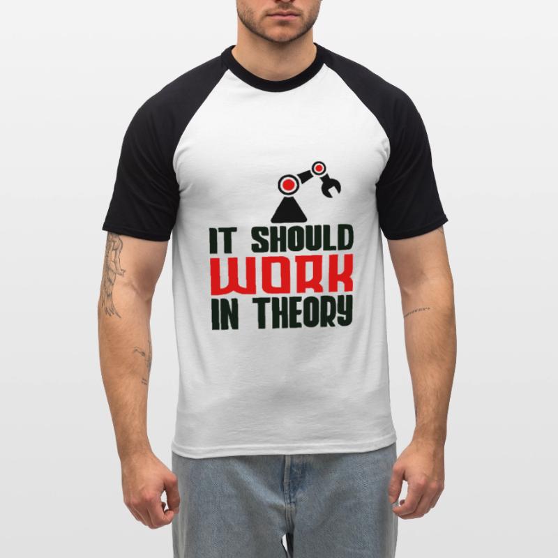 Robotics Machine Learning Robotics Engineering T-shirt baseball manches courtes Homme
