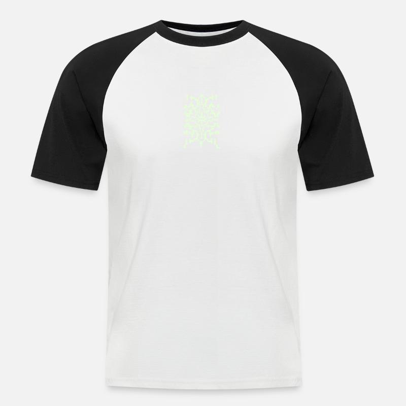 Ayahuasca 2 - Männer Baseball-T-Shirt - Weiß/Schwarz