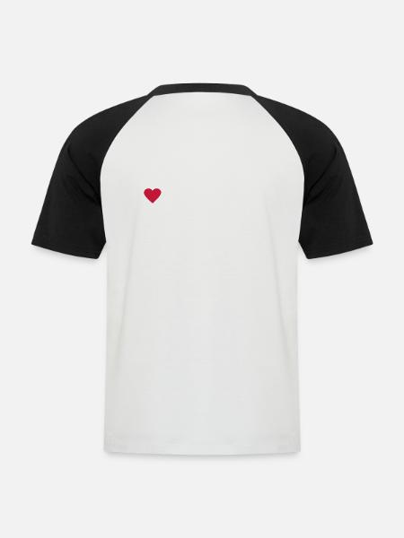 cal. 308 - Men's Baseball T-Shirt - white/black