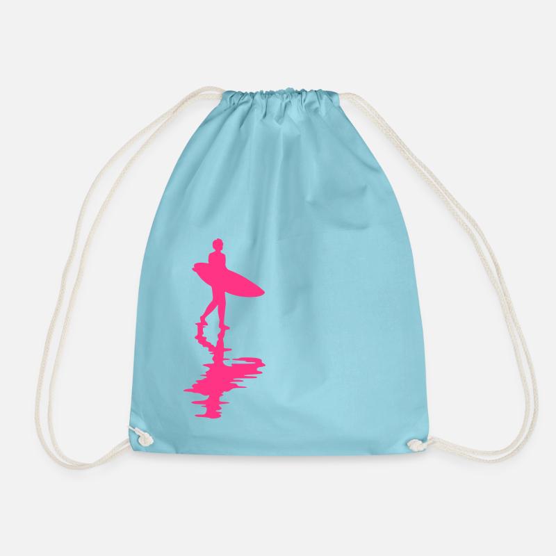 Surfer - Turnbeutel - Aqua