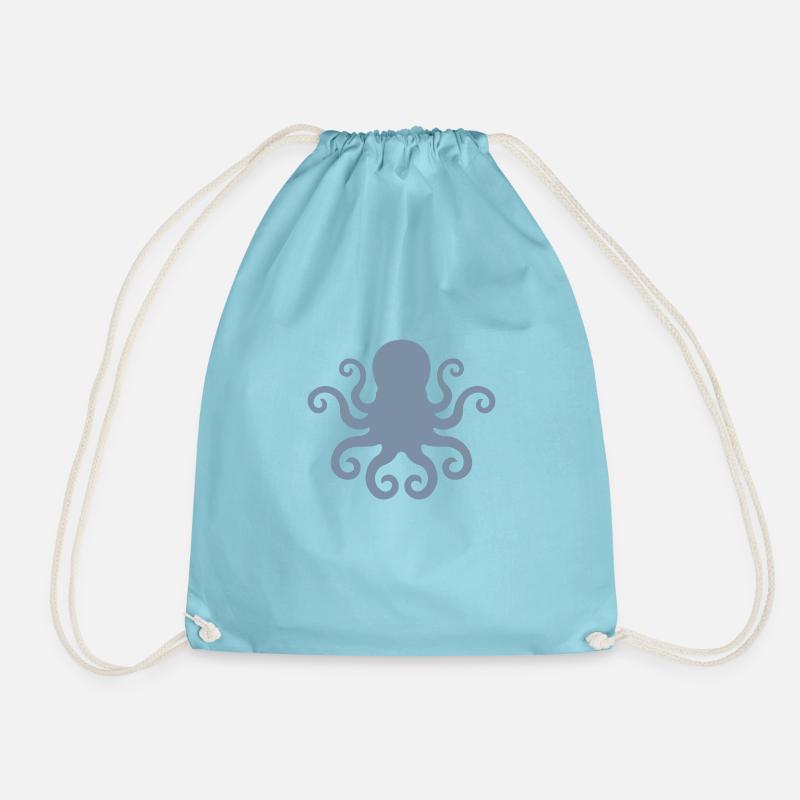 octo logo - Turnbeutel - Aqua