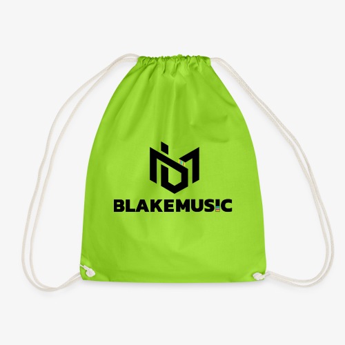 blAkeMusic Logo Black - Drawstring Bag