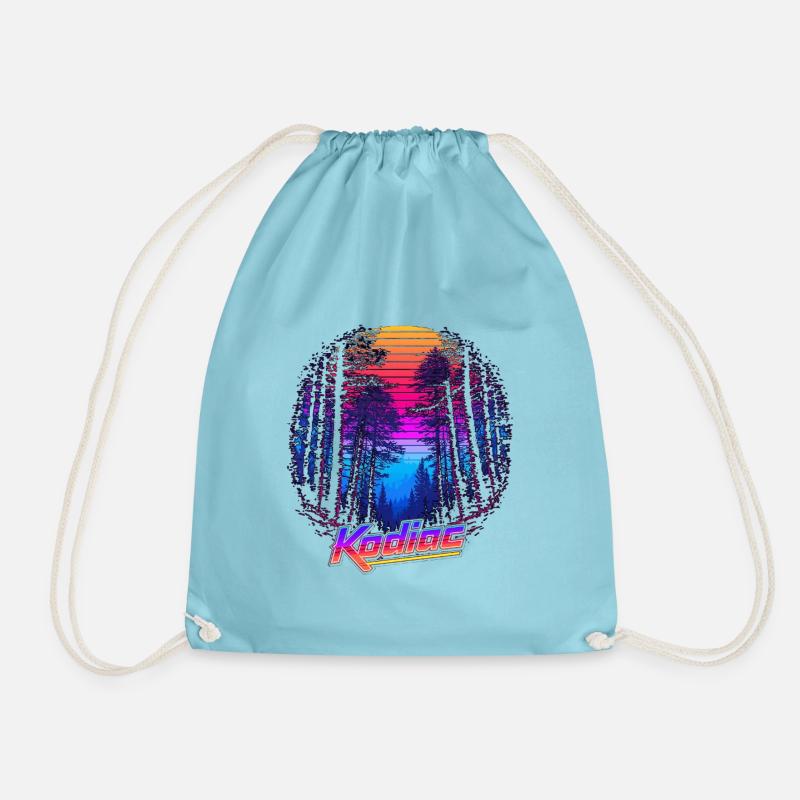 Neon Forrest - Turnbeutel - Aqua