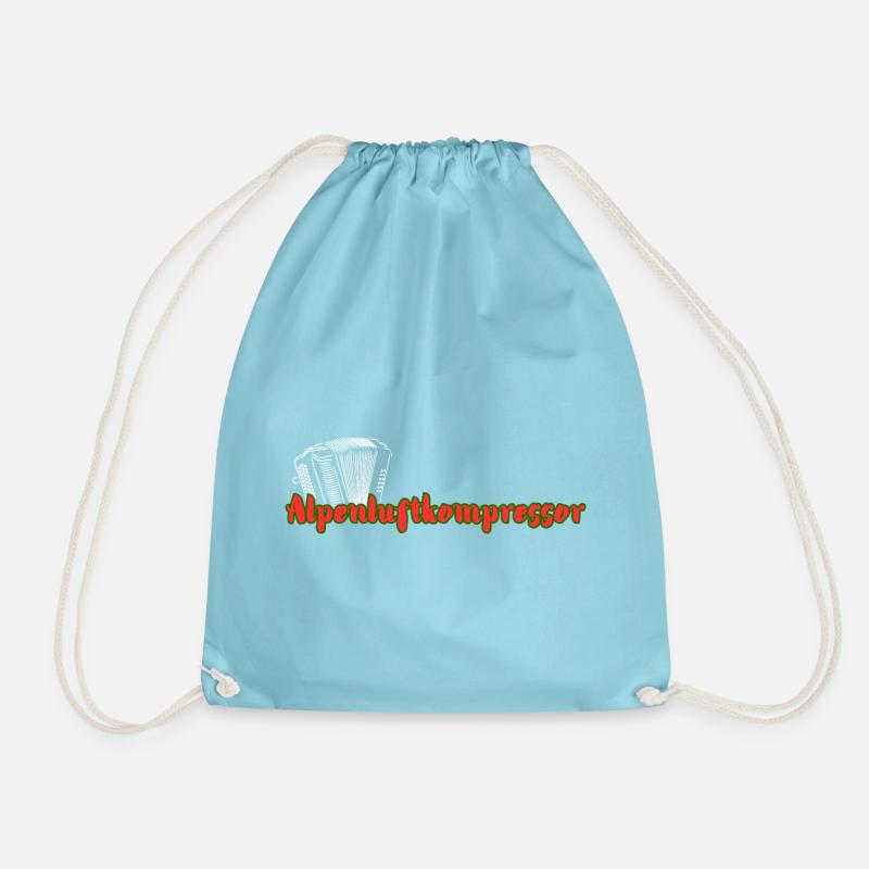 Alpenluftkompressor_2 - Turnbeutel - Aqua