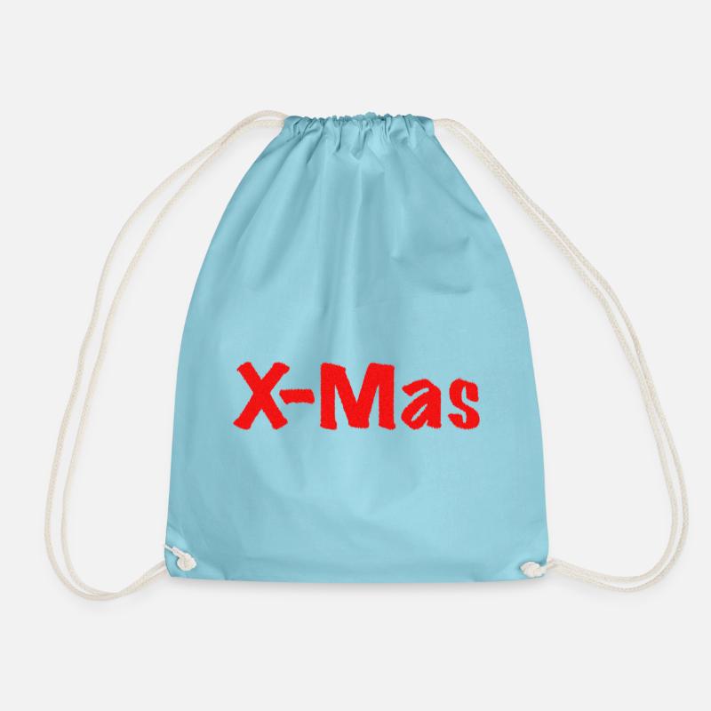 X-Mas - Turnbeutel - Aqua