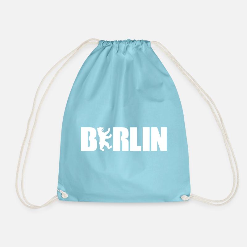 Berliner Bär - Turnbeutel - Aqua