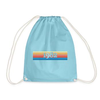1982 - Drawstring Bag - aqua - Front