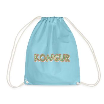 Kongur als Trekking - Turnbeutel - Aqua - Vorne