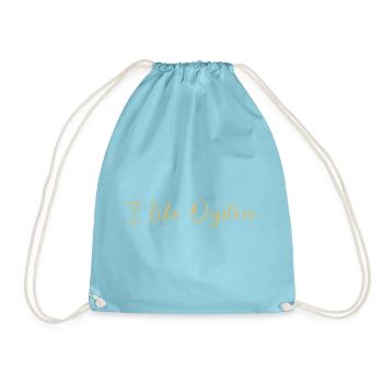Huîtres - Sac de sport léger - aqua - Devant