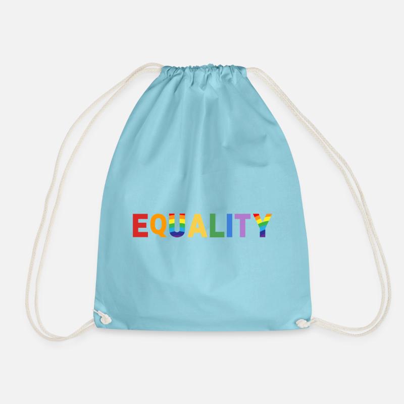 equality - Turnbeutel - Aqua