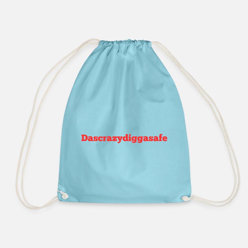 Das crazy - Turnbeutel - Aqua