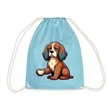 Cocker Spaniel Cockerhund Cocker Spaniel Besitzer - Turnbeutel - Aqua - Vorne