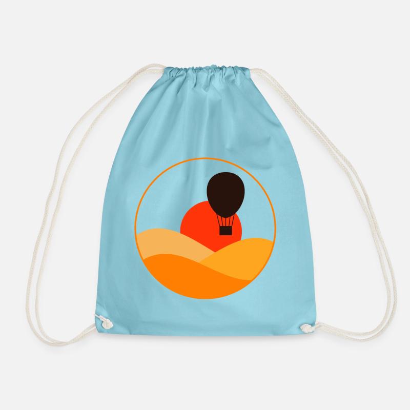 Balloon - Drawstring Bag - aqua