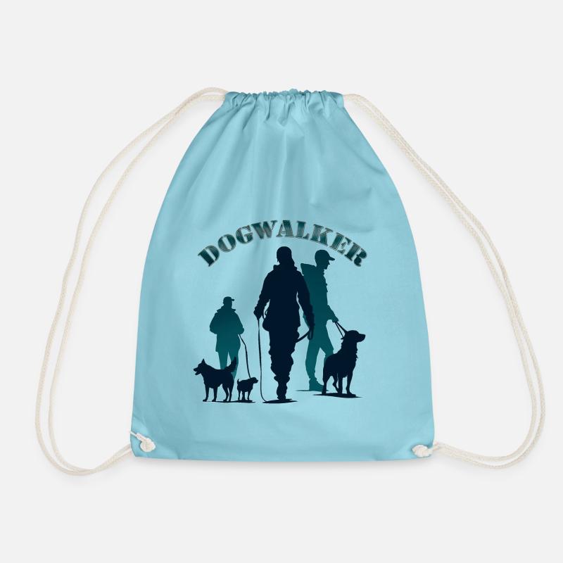 Dogwalker - Turnbeutel - Aqua