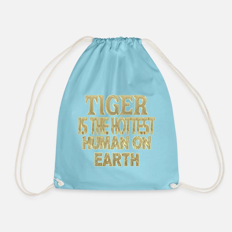 Tiger - Turnbeutel - Aqua