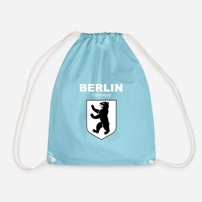 Berlin - Drawstring Bag - aqua