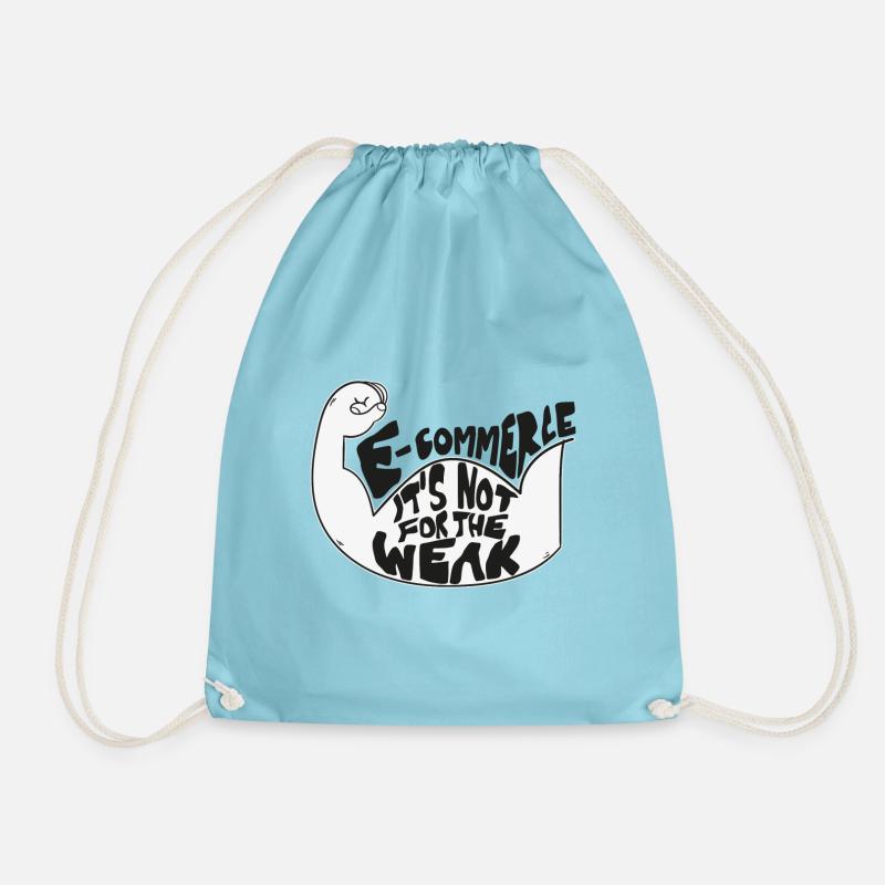 E-Commerce - Turnbeutel - Aqua