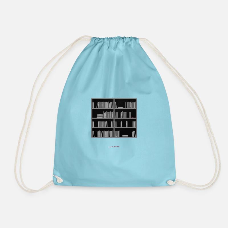 Interstellar "STAY" - Drawstring Bag - aqua