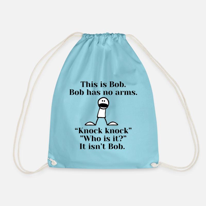 This Is No Armed Bob - Turnbeutel - Aqua