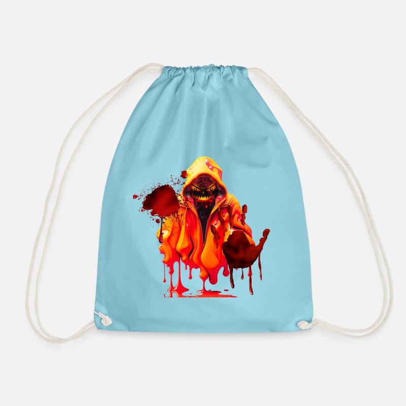 Horror Blutiges Gespenst - Turnbeutel - Aqua
