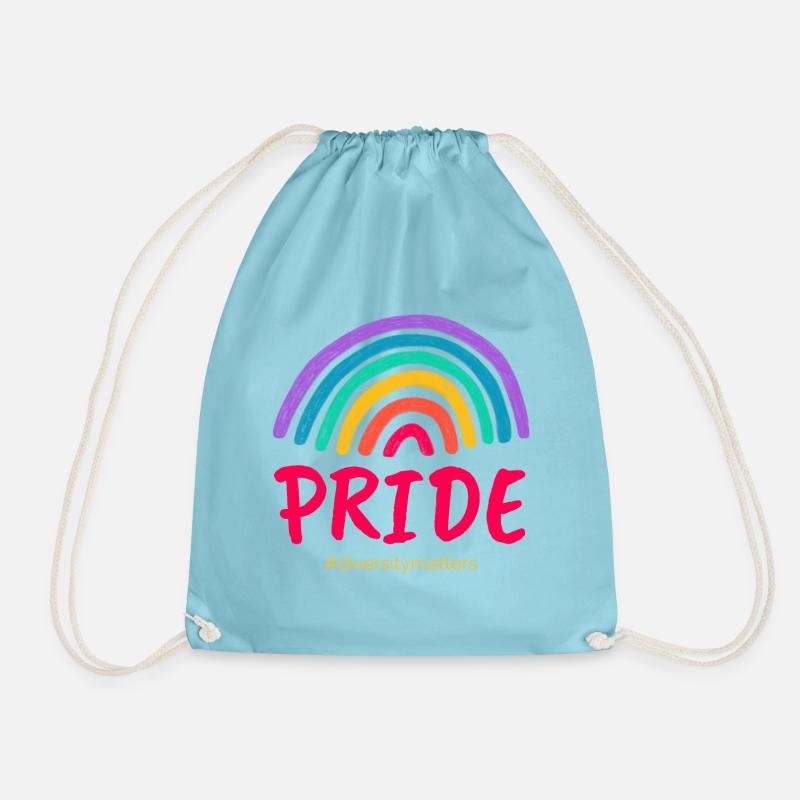 Pride pink #diversitymatters - Turnbeutel - Aqua