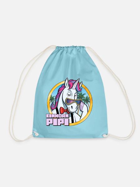 EinhornPipi - Turnbeutel - Aqua