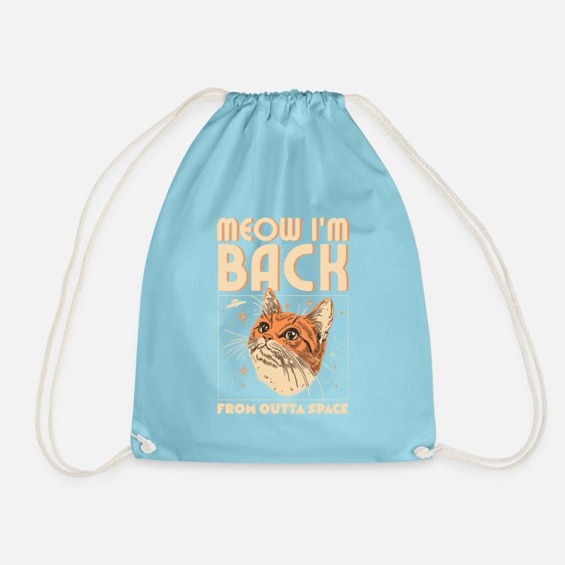 Meow I'm Back - Turnbeutel - Aqua