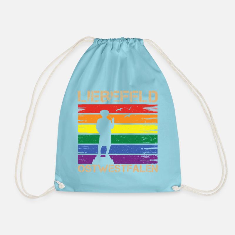 Liebefeld ❤ Leineweber PRIDE - Turnbeutel - Aqua