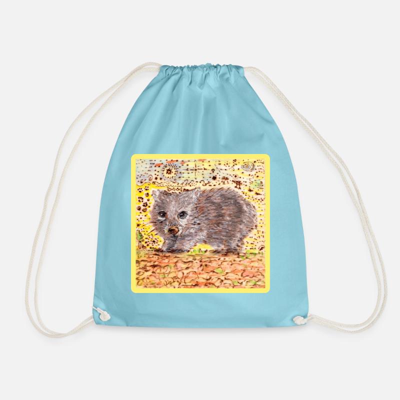 Wombat - Turnbeutel - Aqua