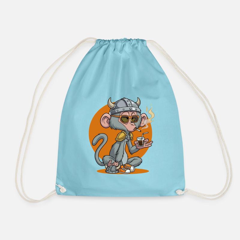 Monkey_2 - Sac de sport léger - aqua
