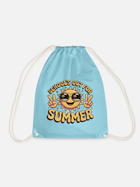 Sommer - Turnbeutel - Aqua