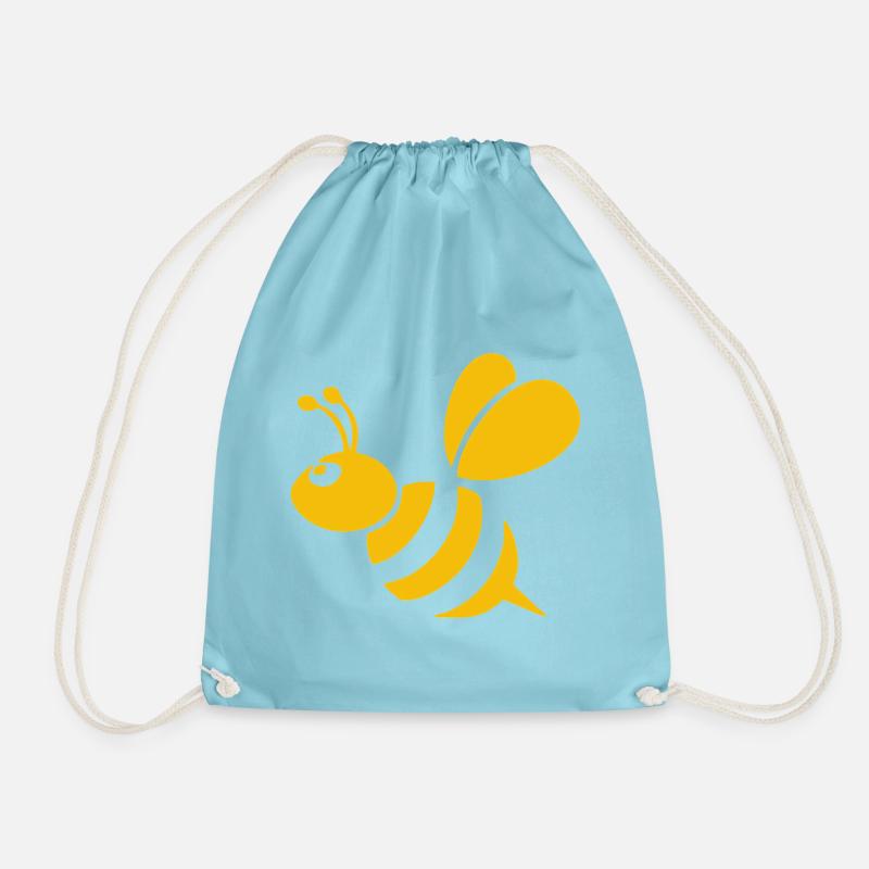 Baker - Drawstring Bag - aqua