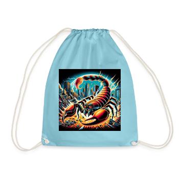 Scorpion Apocalypse - Turnbeutel - Aqua - Vorne