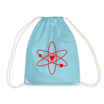 Atom - Turnbeutel - Aqua - Vorne