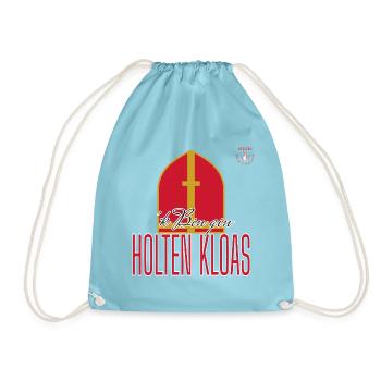'k Bin gin Holten Kloas – Sinterklaas-Trikot - Turnbeutel - Aqua - Vorne