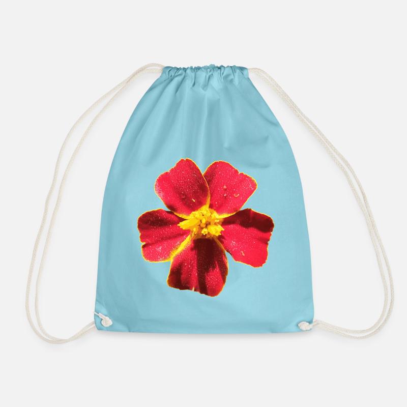 Tagetes - Drawstring Bag - aqua