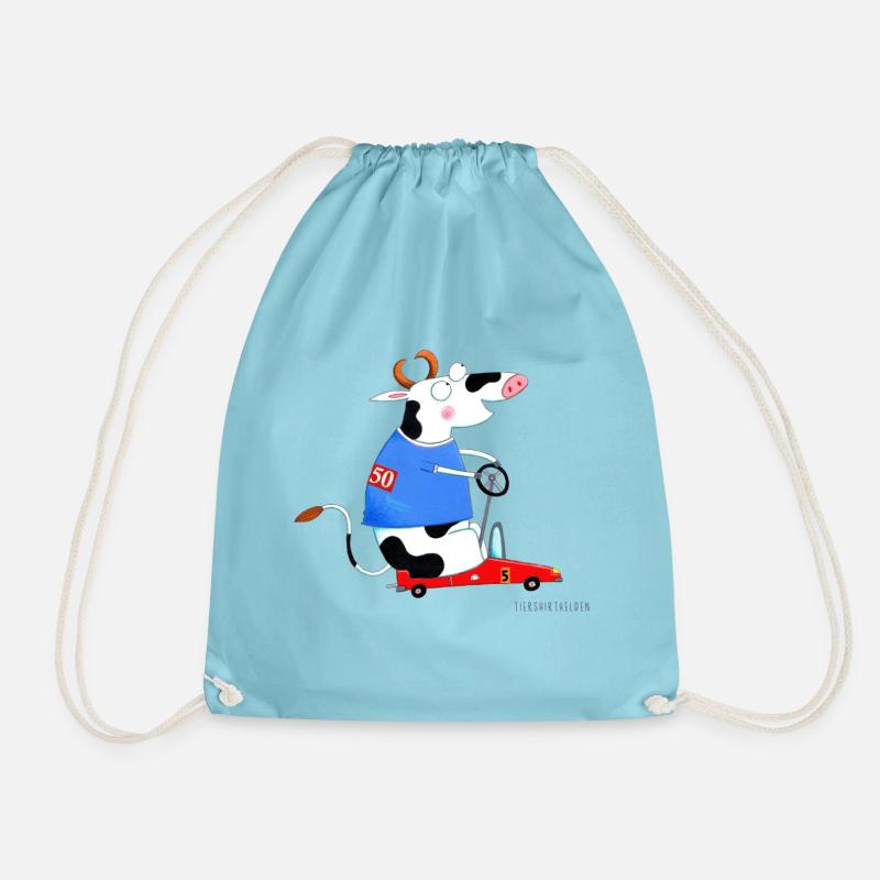 Roland Raser - Drawstring Bag - aqua