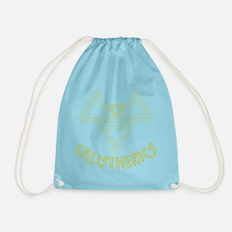 Bodybuilding gift idea - Drawstring Bag - aqua