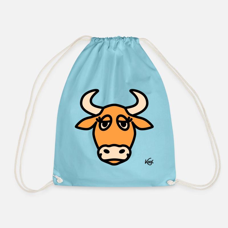 Taurus Large - Drawstring Bag - aqua