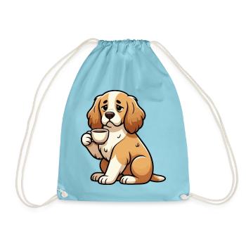 Cocker Spaniel Cockerhund Cocker Spaniel Besitzer - Turnbeutel - Aqua - Vorne