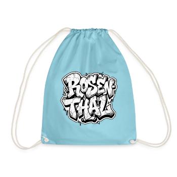 Rosenthal Berlin Graffiti - Turnbeutel - Aqua - Vorne