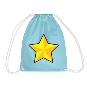 3D Stern | 3D Star | Dimension - Sac de sport léger - aqua - Devant