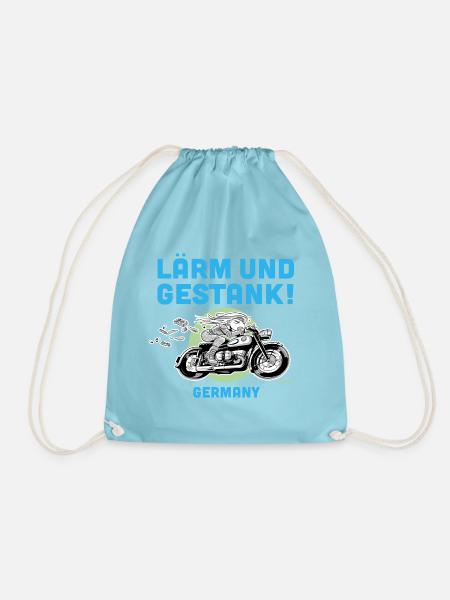 Lärm und Gestank - Turnbeutel - Aqua